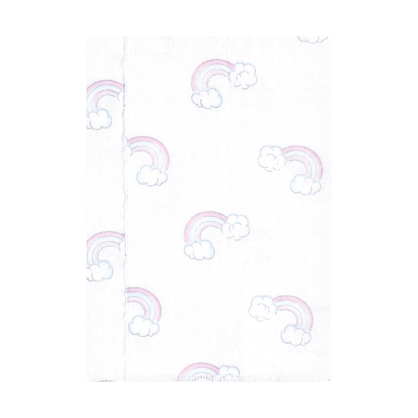 Hudson Baby Unisex Baby Flannel Burp Cloth 7Pk, Dreamy Unicorn, One Size