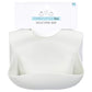 Three Little Tots Modern Silicone Baby Bib - Adjustable Fit Waterproof Catch Bibs ((Cloud)