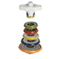 Aurora Toys Engaging Stackable Spinning Tops Toy - Endless Fun - Screen-Free Entertainment - Multicolor 6 Inches