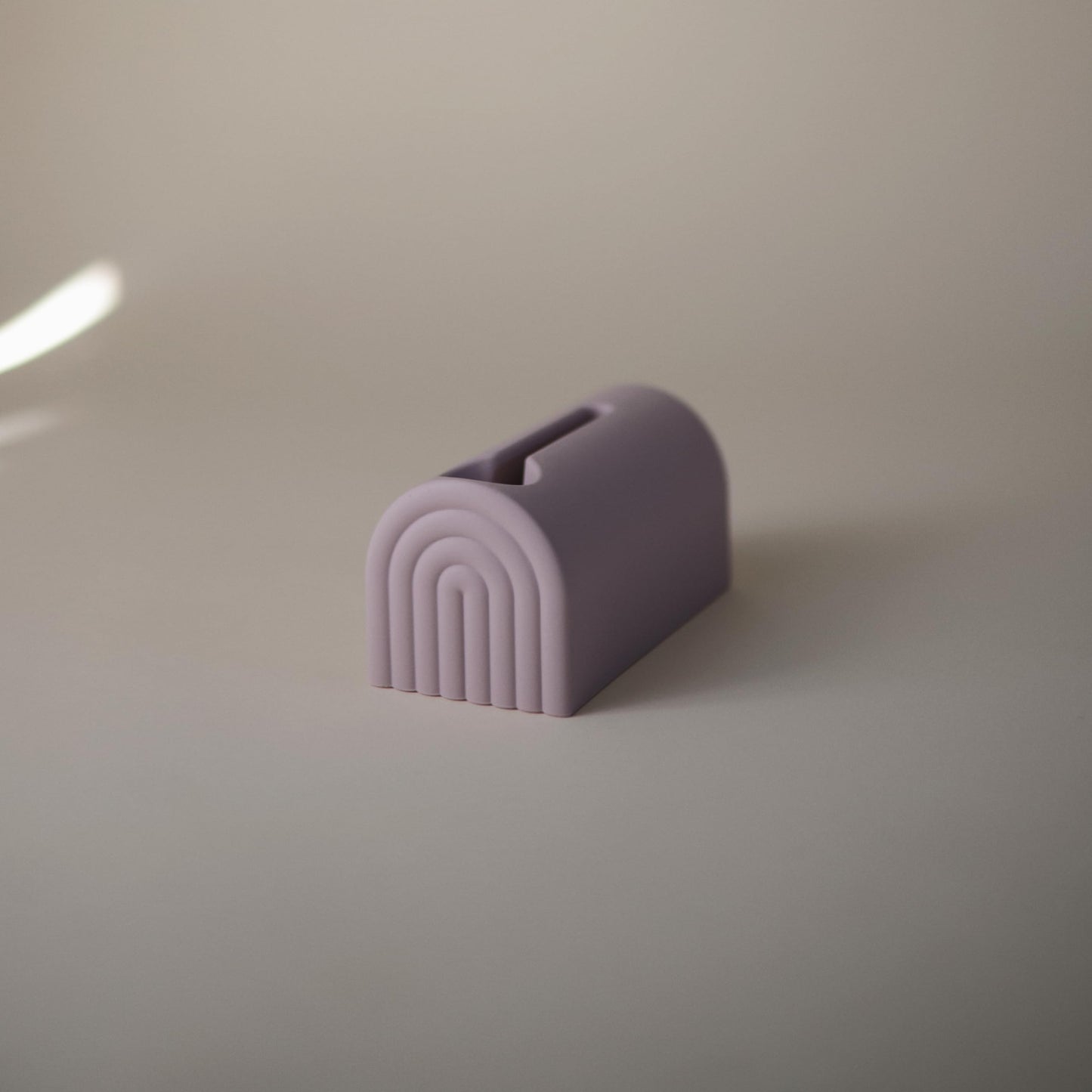 Mushie Bath Spout Cover | Soft Silicone Bathtub Faucet Safety Guard For Kids | Universal Fit (Soft Lilac)