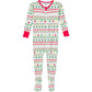 Gerber Unisex Baby Toddler 1-Piece Holiday Family Matching Pajamas, Oh What Fun Fairisle