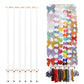 Oaoleer Hair Bow Holder Organizer For Girls Hair Bows,Hair Accessories Headband Organizer Bow Storage Hanger With Hook For Baby