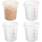 Curta 4 Qt Round Polypropylene Food Storage Container