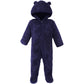 Hudson Baby Unisex Baby Fleece Sleep And Play, Navy Bear, 18-24 Months