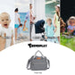 Mini Diaper Bag Baby Nappy Nursery Bag - Travel&Outdoor Organizer, Stroller Bag Multi-Function Maternity Bag For Mom Daddy, Gray