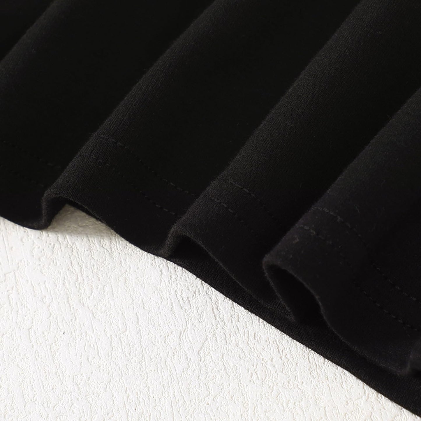 Zfzdren 12M-7Y Toddler Baby Girls T Shirt Solid Color Blouse Ruffle Top Cotton Basic Tees Plain Shirt (5-6 Years, A048)