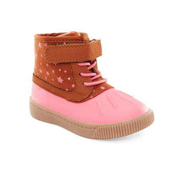 Simple Joys By Carters Kids Alexis Outdoor Boot Fashion, Brown, Bubblegum, Numeric_8 Us Unisex Toddler