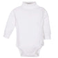 Gerber Baby Boys 2-Pack Long Sleeve Turtleneck Onesies Bodysuits Footie, White, 18 Months Us
