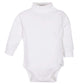 Gerber Baby Boys 2-Pack Long Sleeve Turtleneck Onesies Bodysuits Footie, White, 6 Months Us