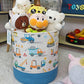 Langyashan Laundry Basket Cotton Collapsible Organizer Storage Basket For Boys Girls Laundry Hamper Toy Bins Gift Baskets Bedroo