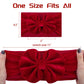 Yanjie Baby Girl Bows Christmas Velvet Baby Headbands Big Baby Bows Wide Head Wrap Hair Accessories For Toddlers Newborn Infants