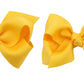 Zoonai 3 Inch Baby Girl Hair Bows Boutique Hair Clip Teens Toddlers Hairpin Headwear - Set Of 2 (Yellow)