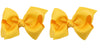 Zoonai 3 Inch Baby Girl Hair Bows Boutique Hair Clip Teens Toddlers Hairpin Headwear - Set Of 2 (Yellow)