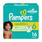 Pampers Baby Diapers - Swaddlers - Size 6, 16 Count, Ultra Absorbent Disposable Infant Diaper