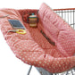 Suessie Shopping Cart Cover And High Chair Cover, Pink Dots