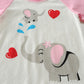Little Girls Pajamas Sets Children Cotton Clothes Christmas Pjs Long Sleeve Sleepwear Toddler Elephant Pajama Kids Jammies Size