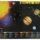 Painless Learning Educational Placemats For Kids Usa And World Maps, Solar System, The Human Body Laminated Washable Reversible
