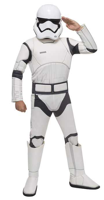 Rubies Star Wars VII: The Force Awakens Deluxe Childs Stormtrooper Costume and Mask, Medium