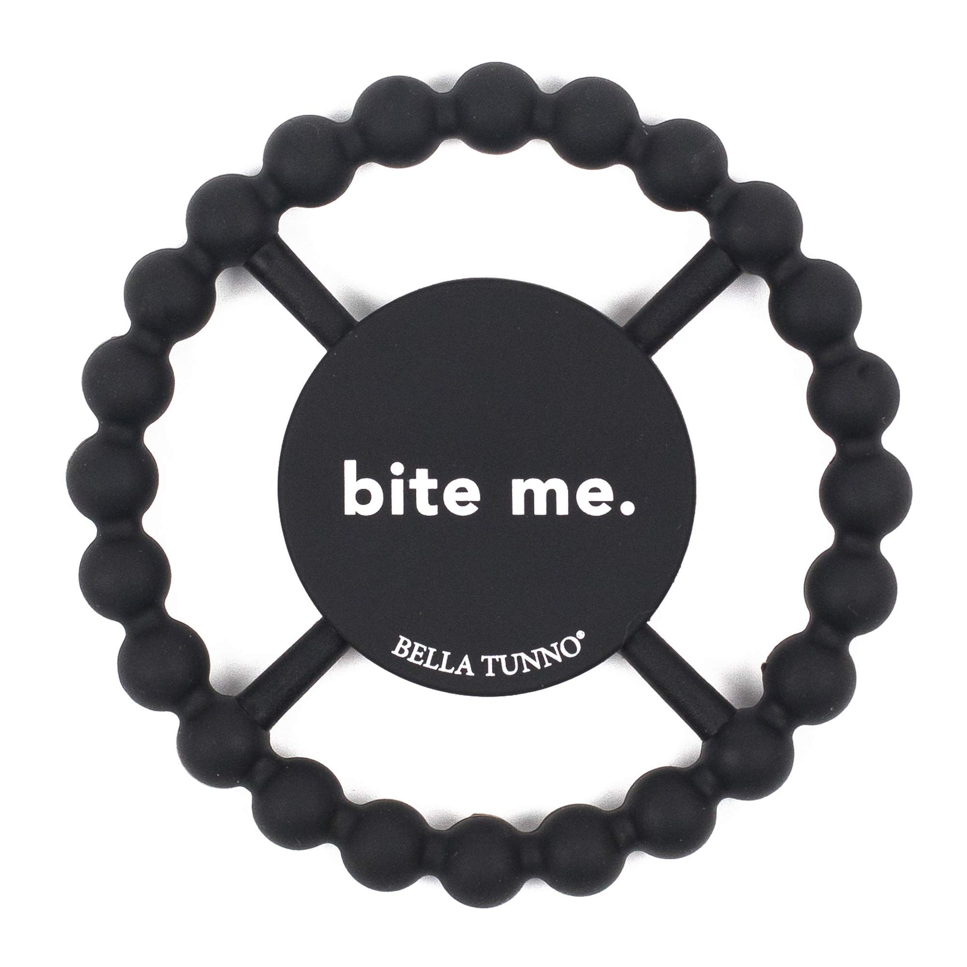 Bella Tunno Happy Teether - Soft & Easy Grip Baby Teether Toy, Silicone Teether Ring to Help Soothe Gums, Non-Toxic and BPA Free