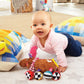 Lamaze Muffin the Moose Clip On Car Seat and Stroller Toy - Soft Baby Hanging Toys - Baby Crinkle Toys with High Contrast Colors