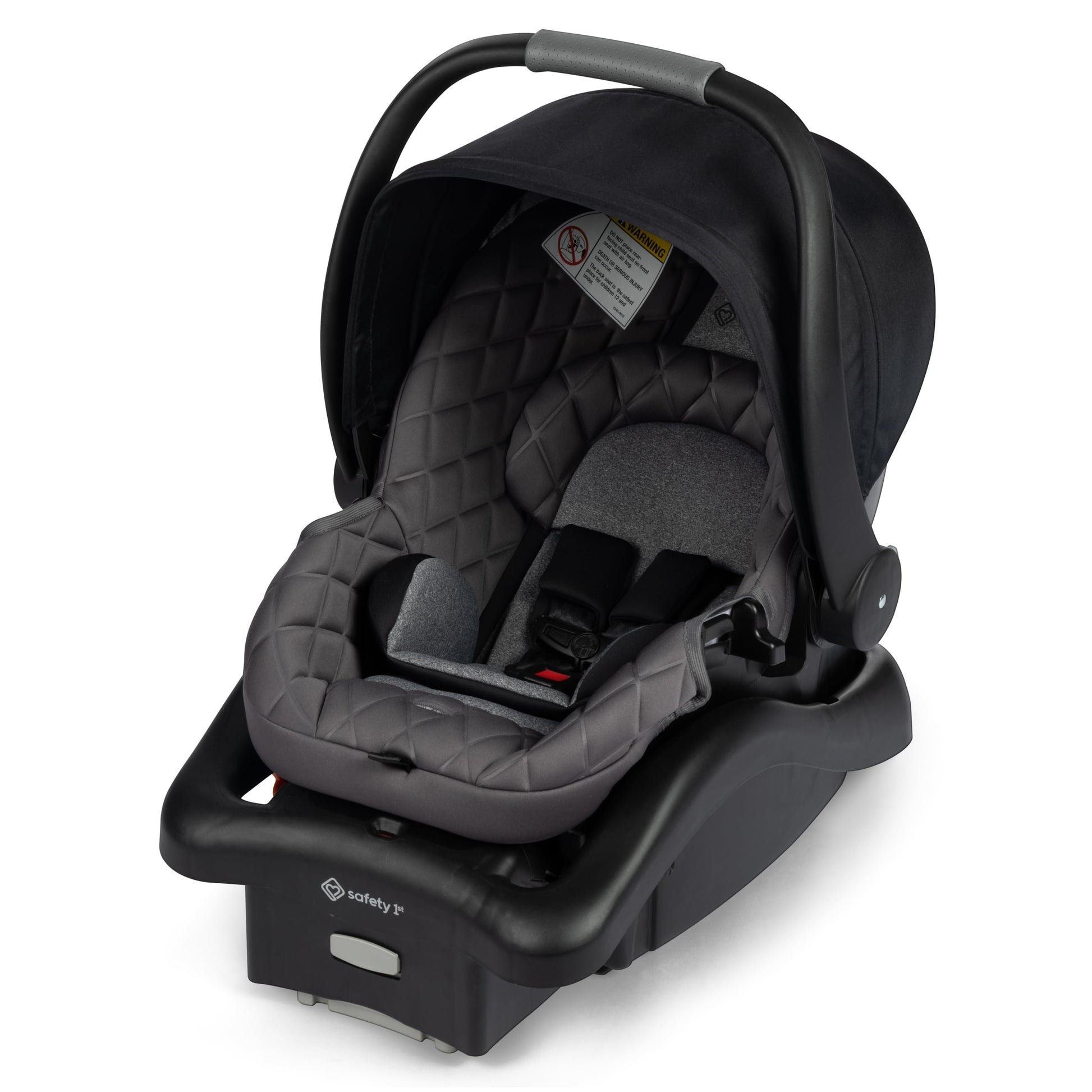 Safety 1?? Onboard Insta-Latch Dlx Infant Car Seat With Base, Baby Car Seat For 4-30 Lbs., Rear Facing Car Seat, Ironbark