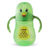 LuvLap Clever Frog Sipper 280ml, AntiSpill Sippy Cup with Soft Silicone Straw BPA Free, 1 Year + (Green)