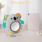 FIOBEE Tummy Time Toys Baby Mirror Tummy Time with Crinkle & Jingle Sounds Large Baby Sensory Toys for Infant Ages 0 3 6 Months