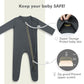 Hapiu Rayon From Bamboo Baby Footed Pajamas, 2 Way Zipper Ykk, Footie For Baby Boy Girls, Newborn-24 Months, 2-Pack, Halloween &