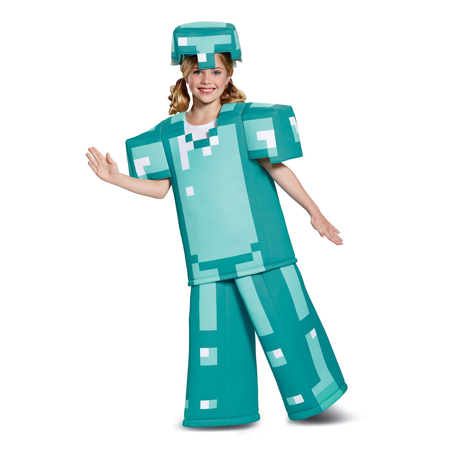 Disguise 65674K Armor Prestige Minecraft Costume, Multicolor, Medium