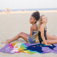 Jay Franco Unicorn Academy Bath Pool Beach Towel - Kids Purple Super Soft & Absorbent 100% Cotton Towel, Measures 28 X 58