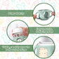 Juome Silicone Sleeves With Handles For Avent Natural Glass Baby Bottle - 3 Pack Anti Breakage Baby Bottles Holder, Compatible W