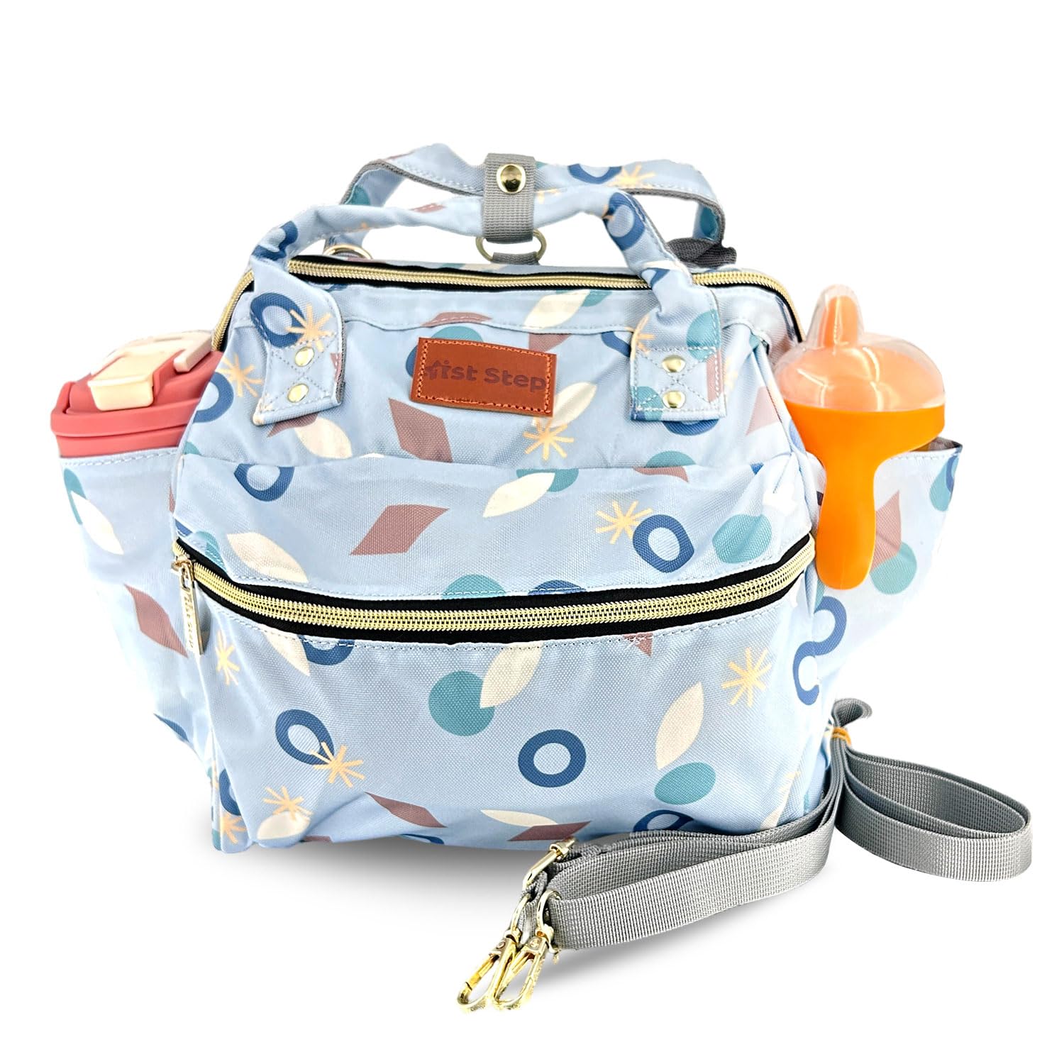 1St Step Smart And MultiFunctional Diaper Bag (Blue)
