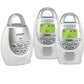 Vtech Dm221-2 Audio Baby Monitor With Up To 1,000 Ft Of Range, Vibrating Sound-Alert, Talk Back Intercom, Night Light Loop & Two
