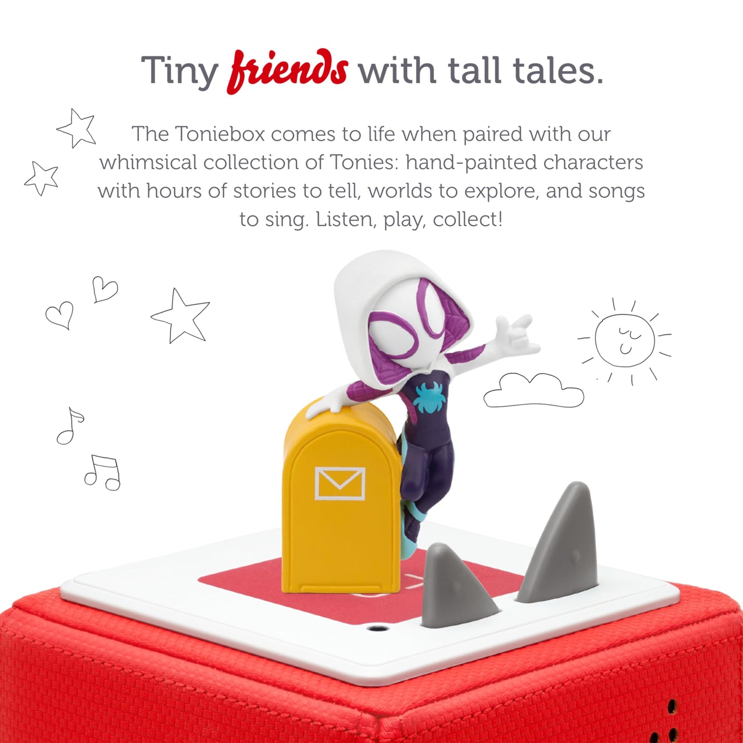Tonies Marvels Spidey & His Amazing Friends: Ghost-Spider Audio Play Character Kids Toy Figurine