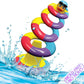 Playahoy Floating Bath Toys for Boys and Girls Float and Play Stacking Toy Rings for Baby Toddlers and Kids