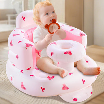 Upgraded Inflatable Baby Seat for Babies 3-36 Months,Anti-Fall Design , Sit Me Up Floor Seat for Baby, Infant Beach Chair, Baby 