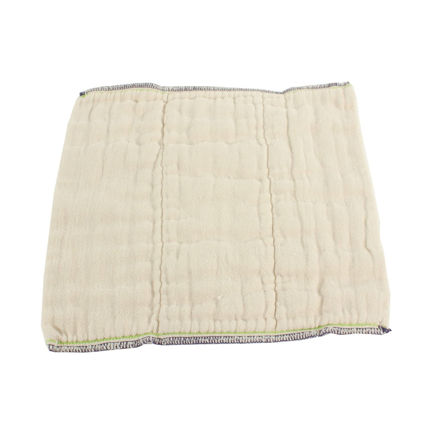 OsoCozy Organic Cotton Prefold Cloth Diapers Better Fit Small 4x8x4 Layering (6pk) - Super-soft, Thick, Absorbent, Durable and E