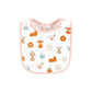 Hudson Baby Unisex Baby Cotton Bibs, Pumpkin Spice Date, One Size