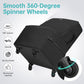 Yorepek Padded Car Seat Travel Bag For Airplane With Wheels,Heavy Duty Carseat Bags For Air Travel,Rolling Airport Gate Check Ba