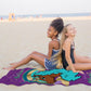 Jay Franco Afro Unicorn Kids Bath Pool Beach Towel - Super Soft & Absorbent 100% Cotton Towel, Measures 28 X 58