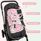 Dilimi Infant Car Seat Insert, Baby Car Seat Head Support With 3 Strap Paddings, Soft Newborn Car Seat Cushion For Stroller, Swi