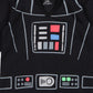Star Wars Darth Vader R2-D2 Chewbacca Newborn Baby Boys 3 Pack Bodysuits White/Brown/Black 3-6 Months