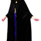 Charades Panne Velvet Children'S Costume Cloak, Black