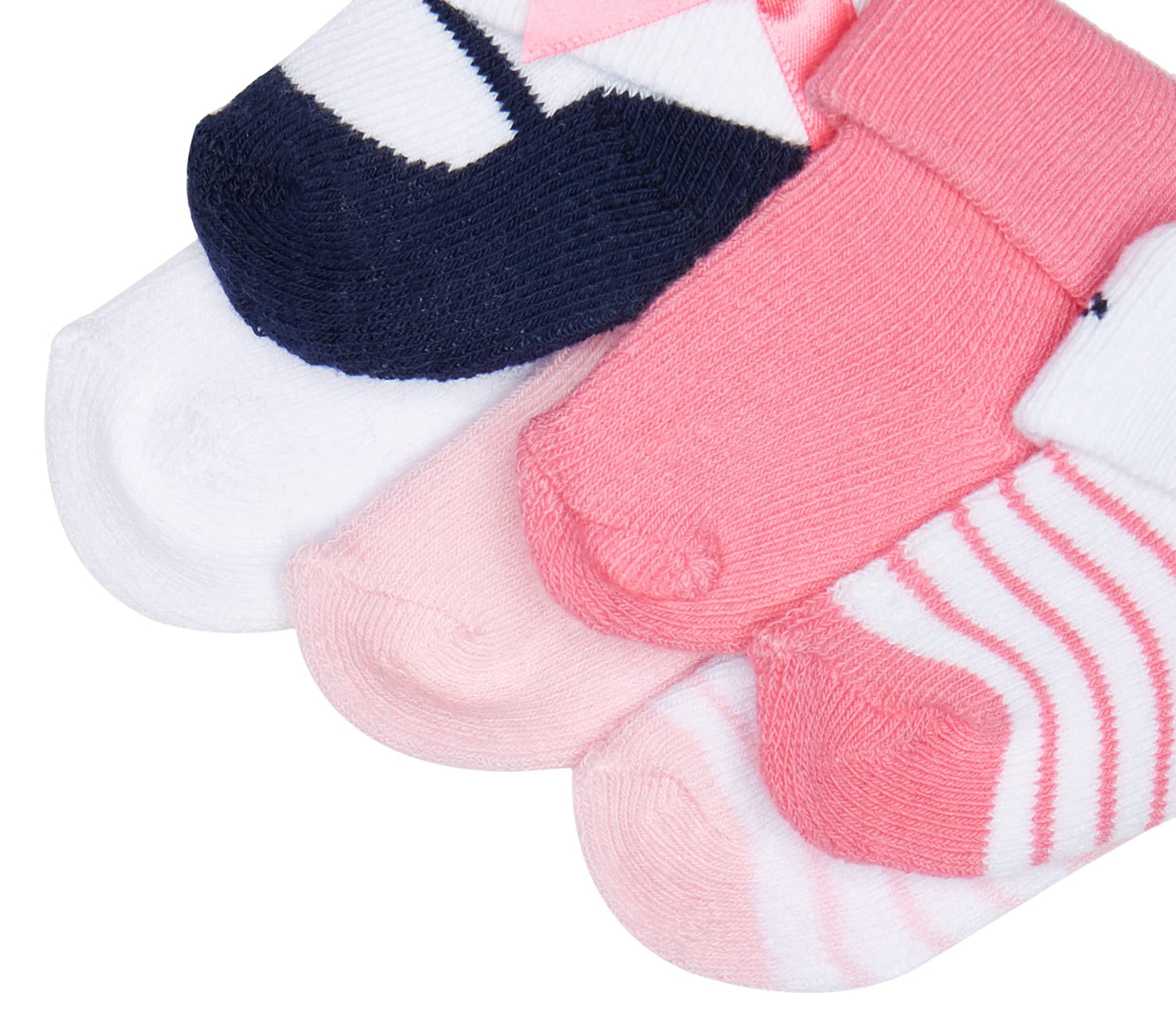Luvable Friends Unisex Baby Newborn And Baby Socks Set, Ladybug, 0-3 Months