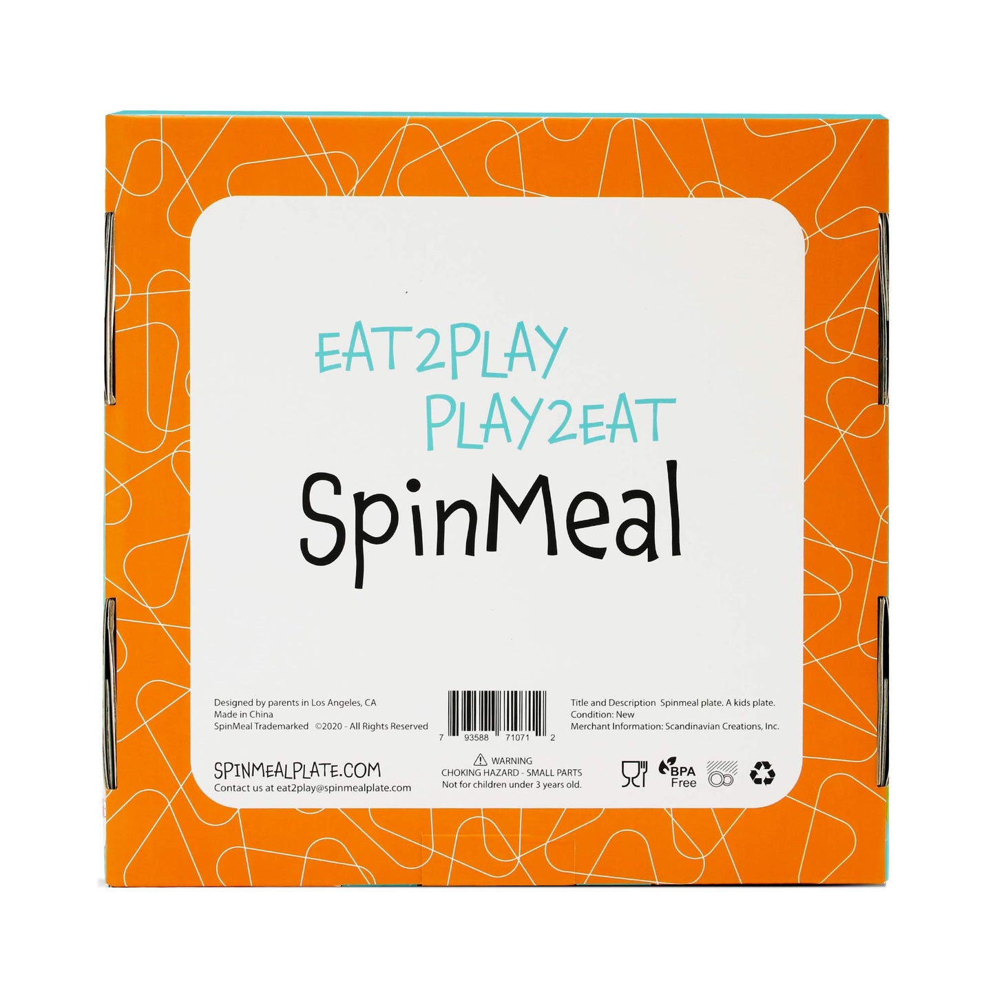 Spinmeal - Healthy Nutrition Plate For Picky Eaters - Spin The Arrow - Meals Are Fun Again