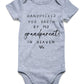 Newborn Handpicked For Earth By My Grandparents In Heaven Clothes Short Sleeves Picked Bodysuit 0-3 Months Baby Boys Outfit
