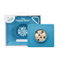 ezpz Happy Bowl - 24 Months + (Blue) - 100% Silicone Suction Bowl with Built-in Placemat - Dishwasher Safe
