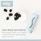 Subo Baby Food Bottle | No Mess Squeeze-Free Toddler Self Feeder | Feeding Bottle To Replace Resuable Pouches | (Duck Egg Blue)