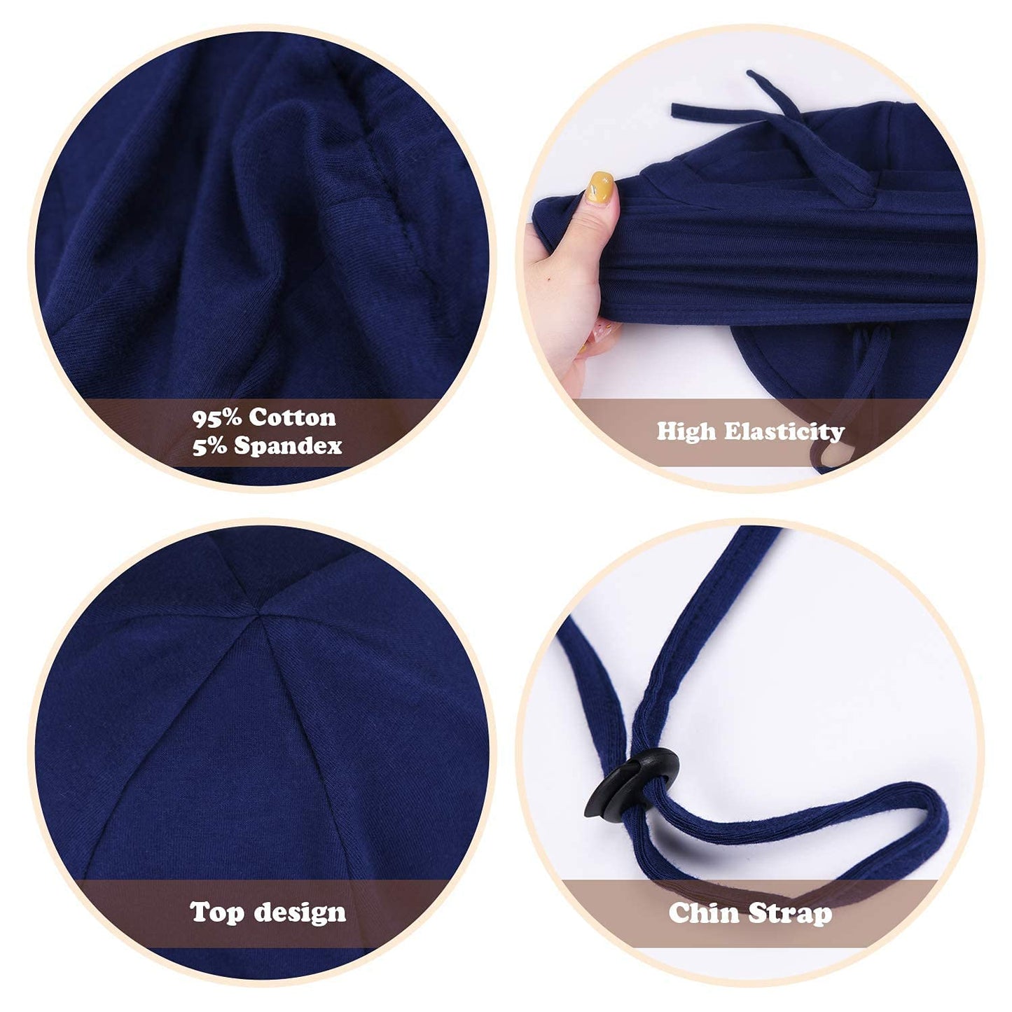 Furtalk Baby Sun Hat Upf 50+ Uv Ray Sun Protection Cotton Toddler Hats For Boys Girls Navy