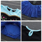 Hoizosg Anna Princess Costume For Baby Girls Halloween Outifts Birthday Bodysuit Romper Tutu Dress W/Headband Blue 95